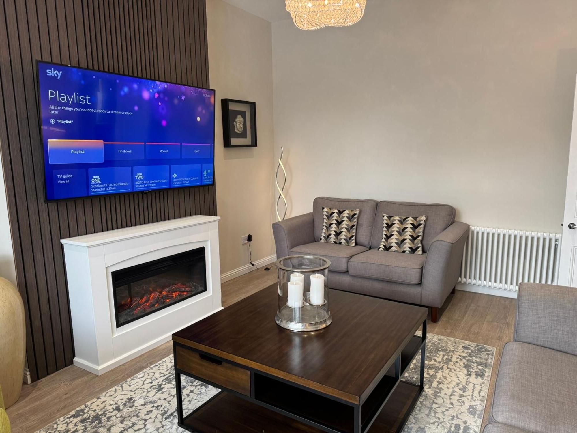 Luxury 2 Bedroom Cottage West Calder Bagian luar foto